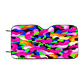 Abstract Colorful Bean Car Windshield Sunshade