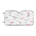 Abstract Flower Butterfly And Bugs Car Windshield Sunshade