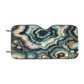 Abstract Geode Mandala Car Windshield Sunshade