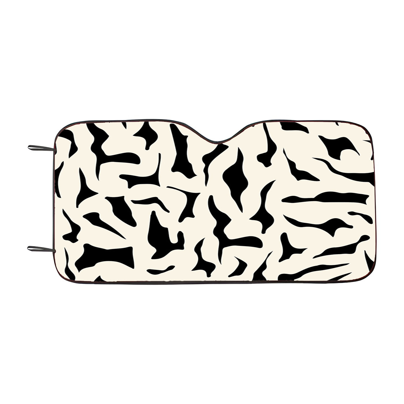 Abstract Organic Shapes Car Windshield Sunshade