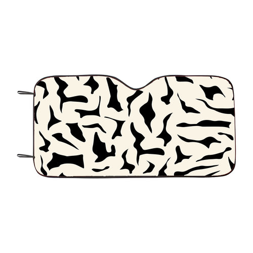 Abstract Organic Shapes Car Windshield Sunshade