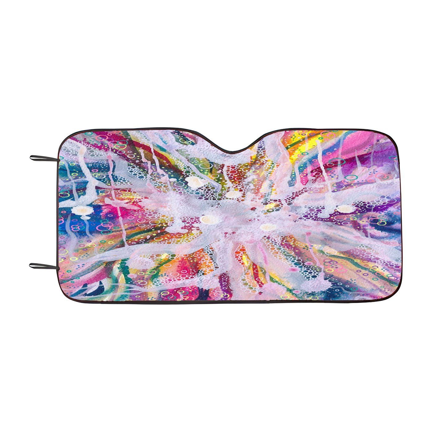 Abstract Paint Car Windshield Sunshade