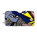 Abstract Painting Color Head By Roy Lichtenstein Car Windshield Sunshade