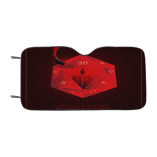 Abstract Stranger Things Car Windshield Sunshade