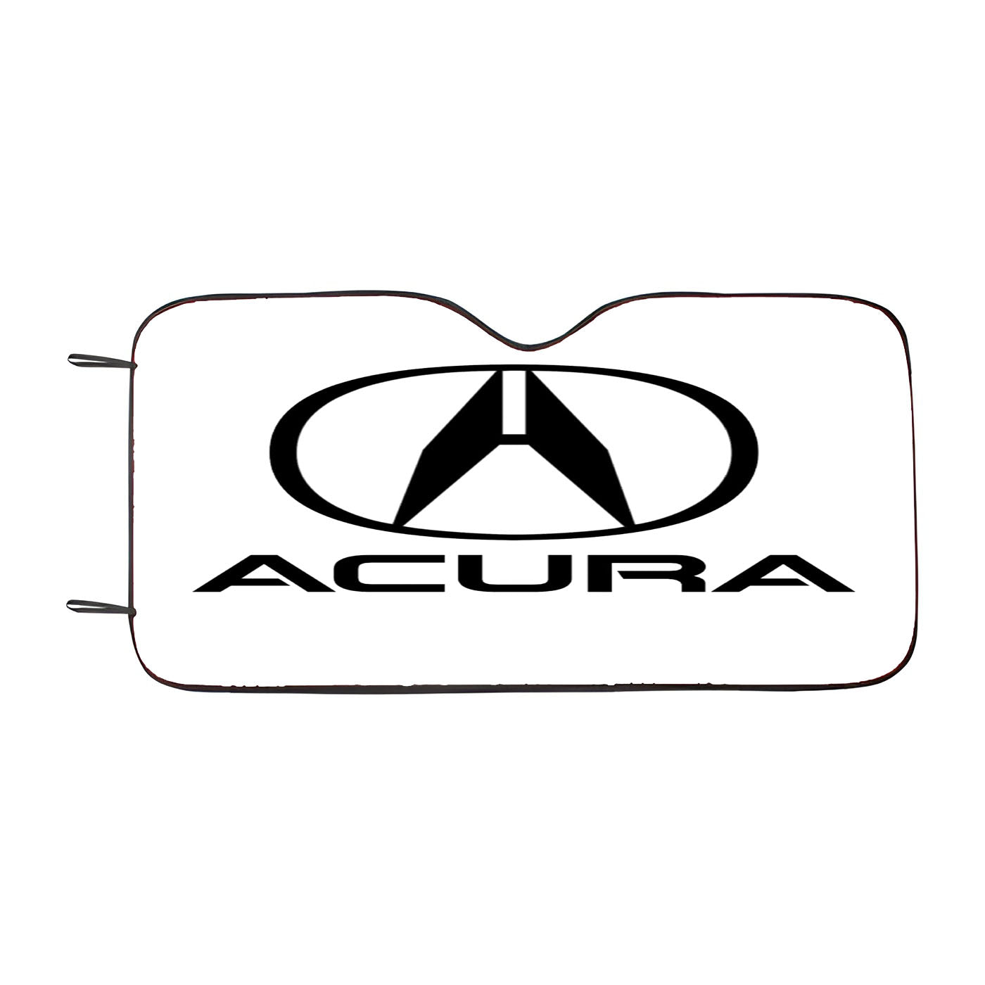 Acura Logo White Car Windshield Sunshade