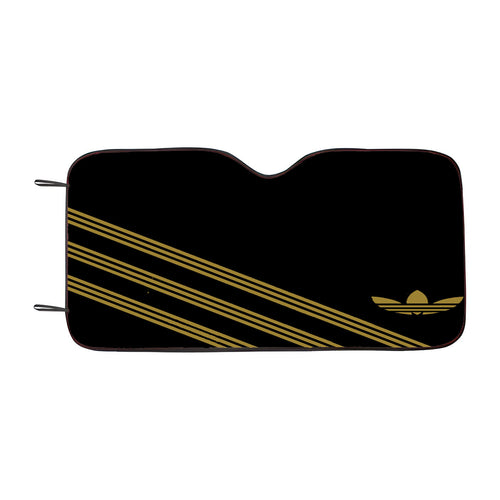 Adidas Gold Car Windshield Sunshade