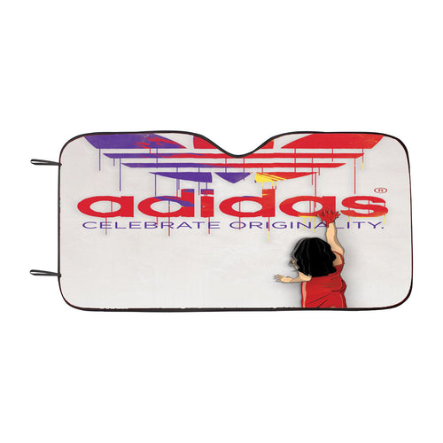 Adidas Love Car Windshield Sunshade