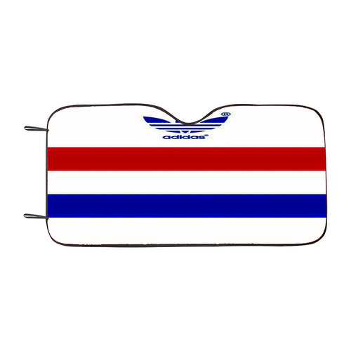 Adidas Red Blue Car Windshield Sunshade