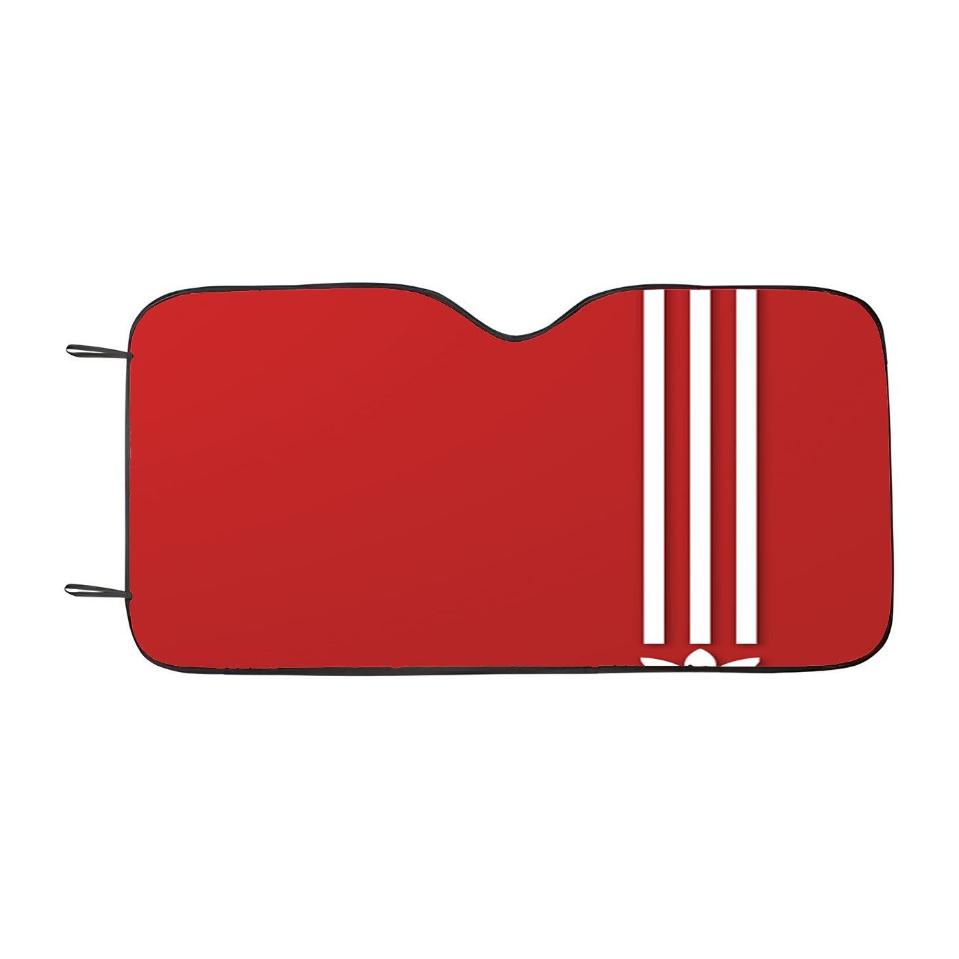 Adidas Red Logo Car Windshield Sunshade