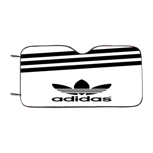 Adidas White Background Car Windshield Sunshade