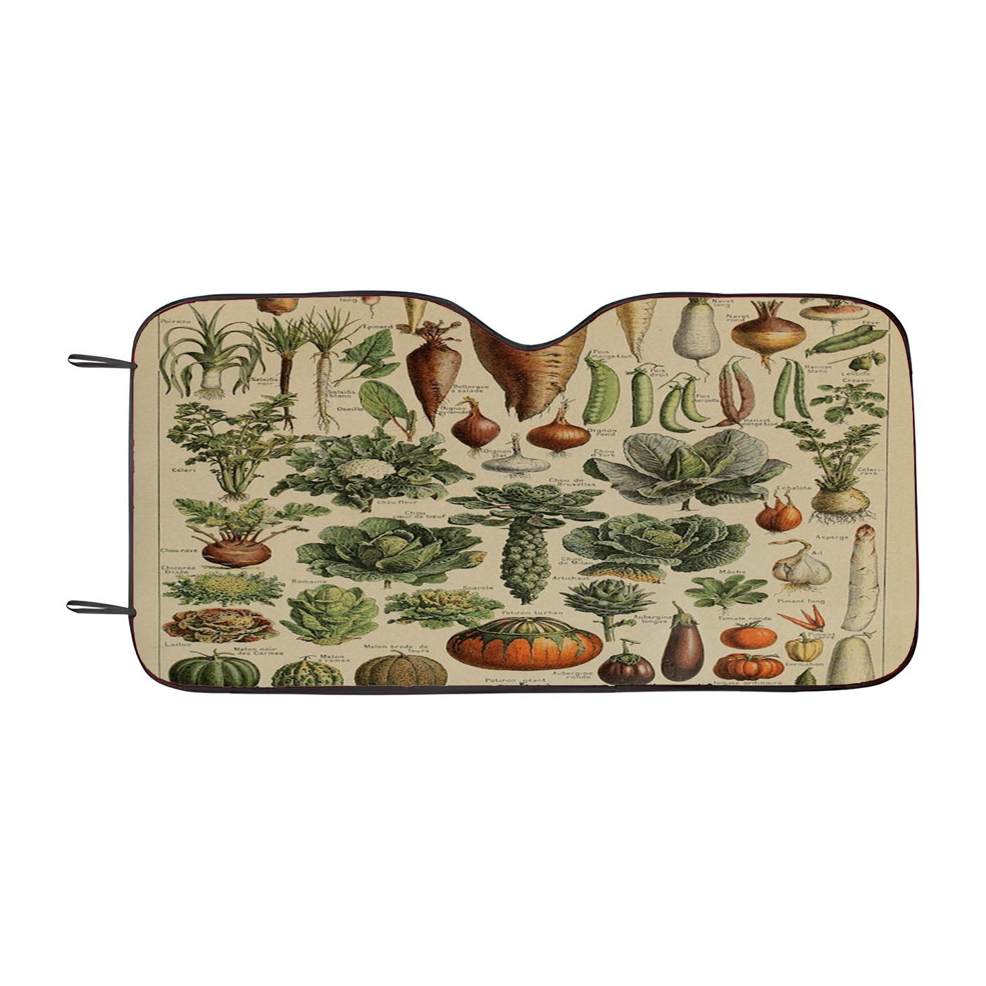 Adolphe Millot%27S Vegetables Car Windshield Sunshade
