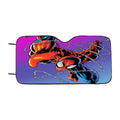 Aesthetic Spiderman Colorful Car Windshield Sunshade