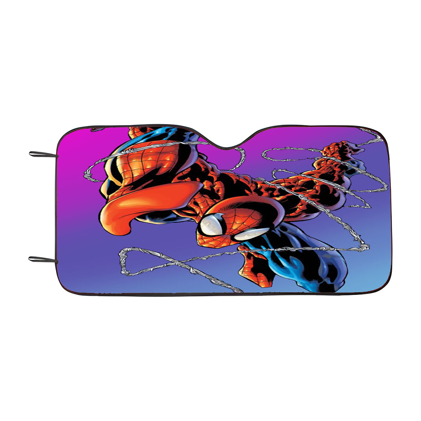 Aesthetic Spiderman Colorful Car Windshield Sunshade