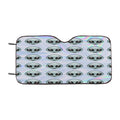 Alien Pattern Emoticon Holo Car Windshield Sunshade