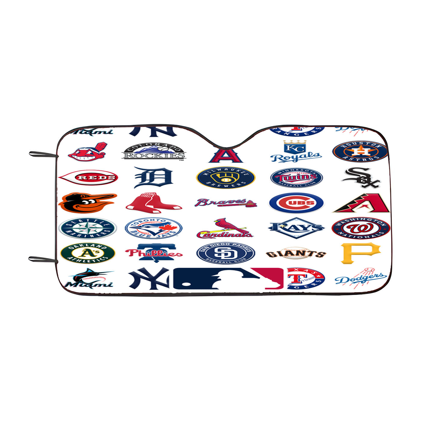 All Baseball Team Mlb Logo Collage Car Windshield Sunshade
