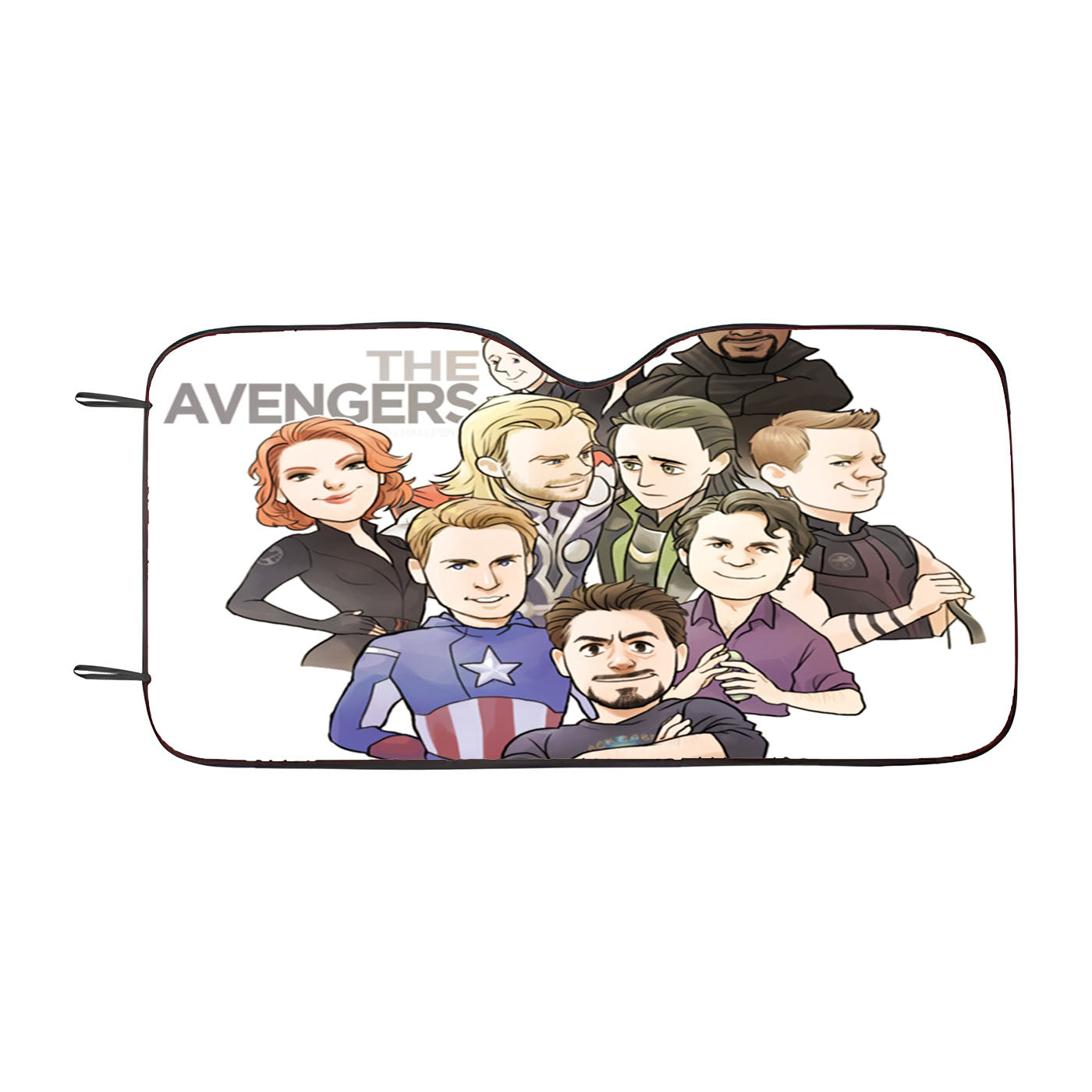 All Heros Avengers Car Windshield Sunshade