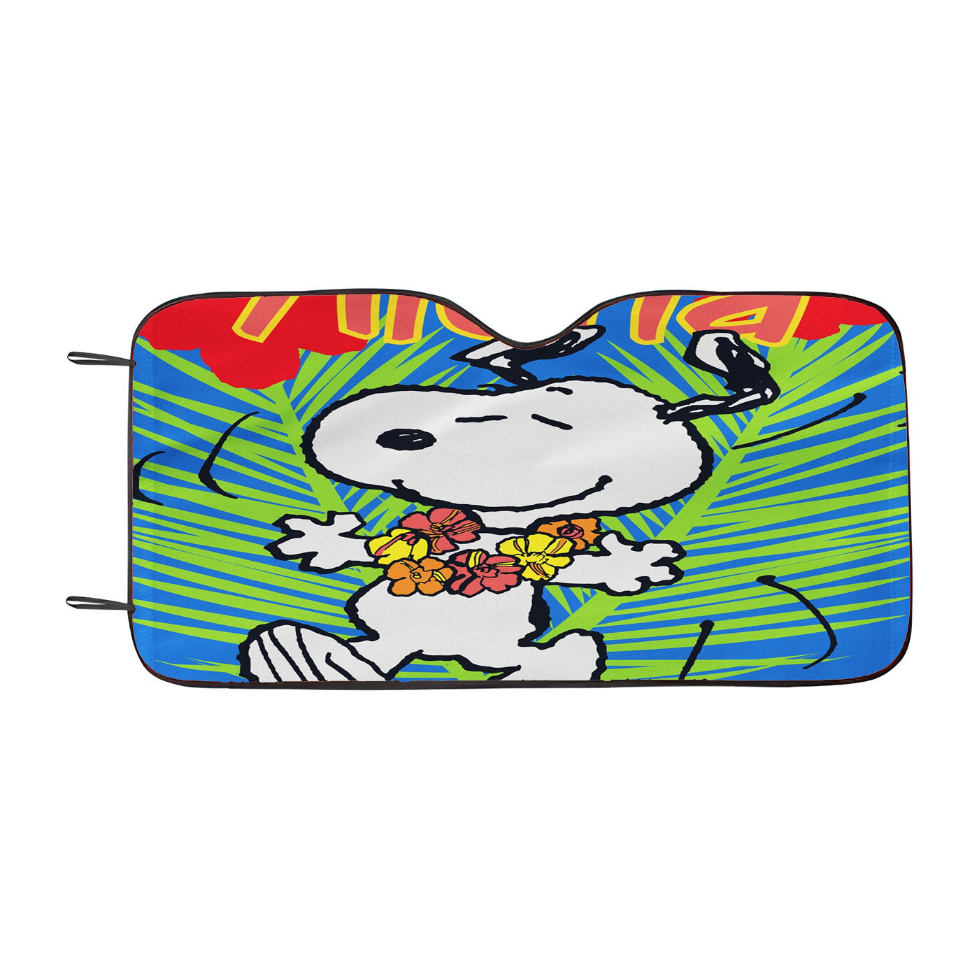 Aloha Snoopy Summer Car Windshield Sunshade