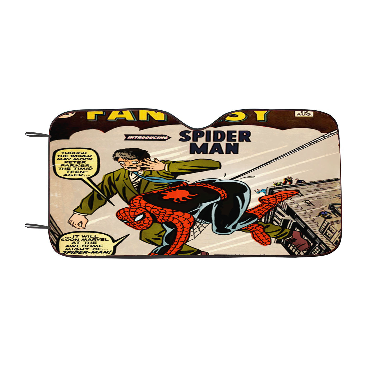 Amazing Fantasy Spiderman Car Windshield Sunshade