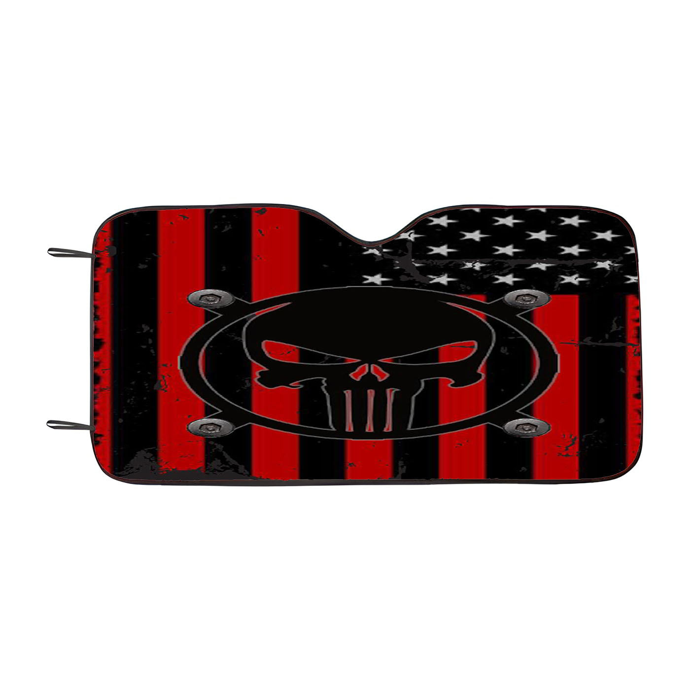 American Flag Punisher Car Windshield Sunshade