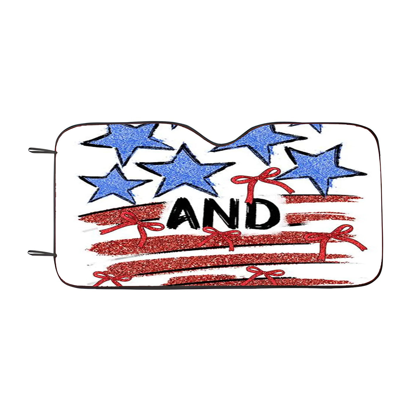 American Patriotic Car Windshield Sunshade