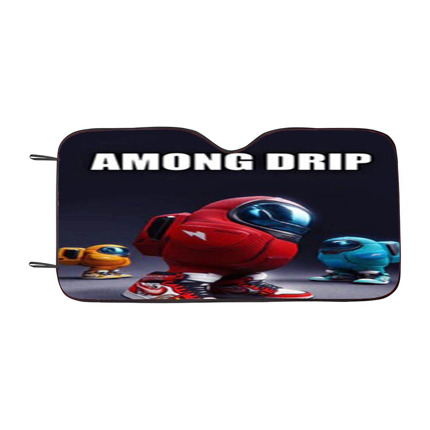 Among Drip Nike Shoes Car Windshield Sunshade