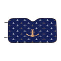 Anchor Pattern Car Windshield Sunshade