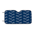 Anchor Pattern Blue Style Car Windshield Sunshade