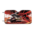 Angry Batman Red Skull Car Windshield Sunshade