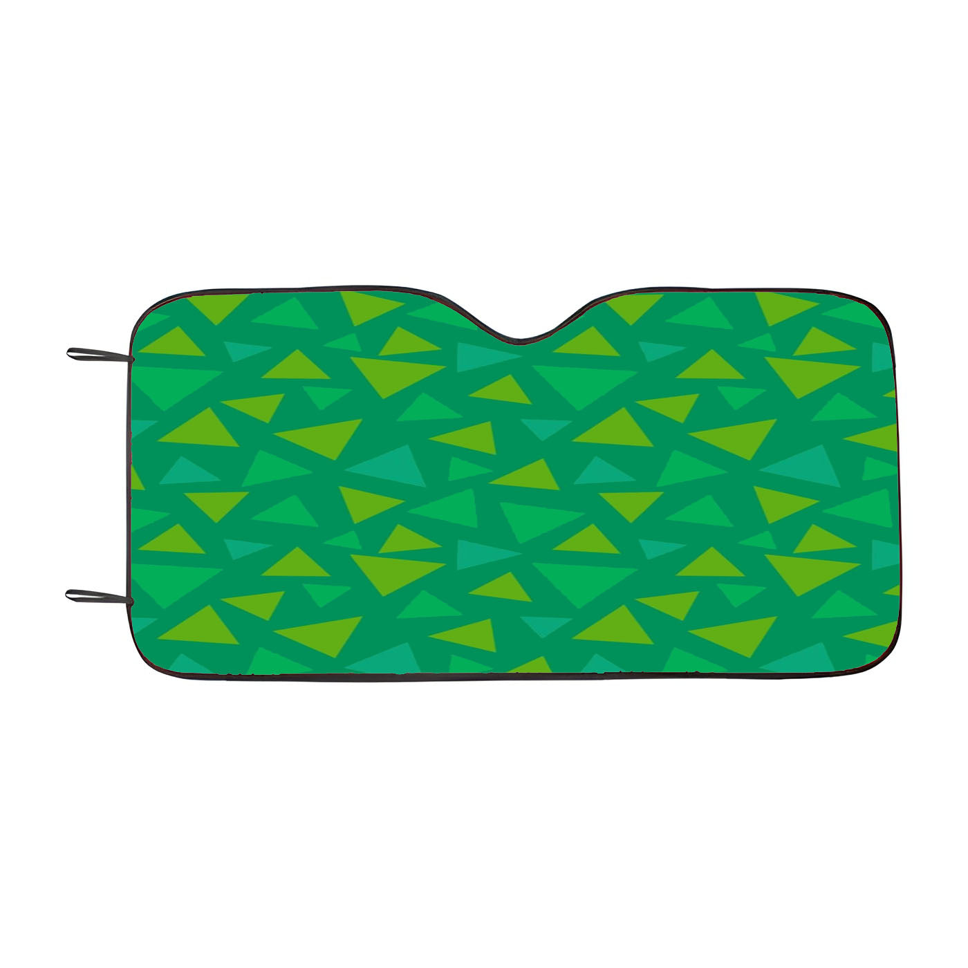Animal Crossing Grass Pattern Car Windshield Sunshade
