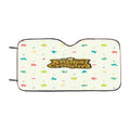 Animal Crossing Logo Pattern Car Windshield Sunshade