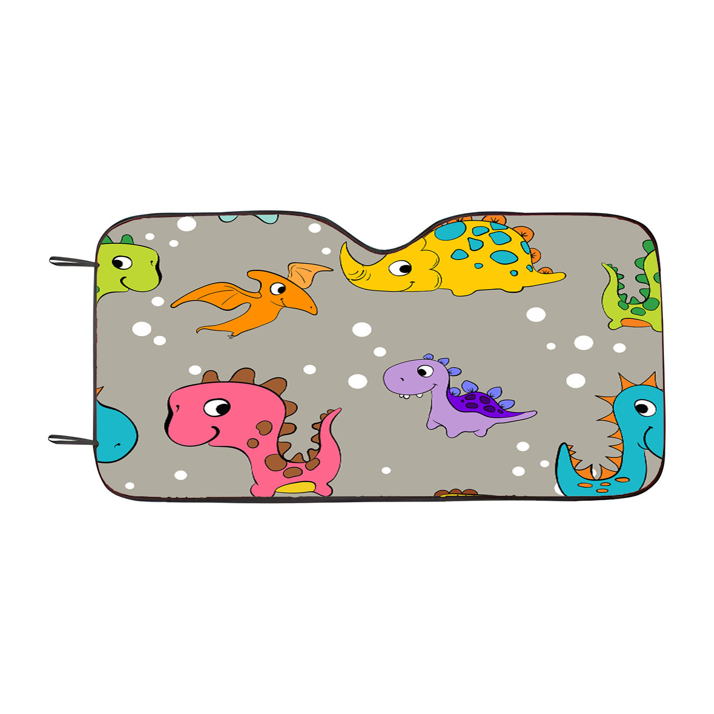 Animal Dino Pattern 4 Car Windshield Sunshade