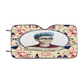 Animated Tyler Oakley Beach Themed Wallpaper Car Windshield Sunshade