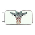 Apfelkiste Gummi Hulle Ultrathun Flower Giraffe Car Windshield Sunshade