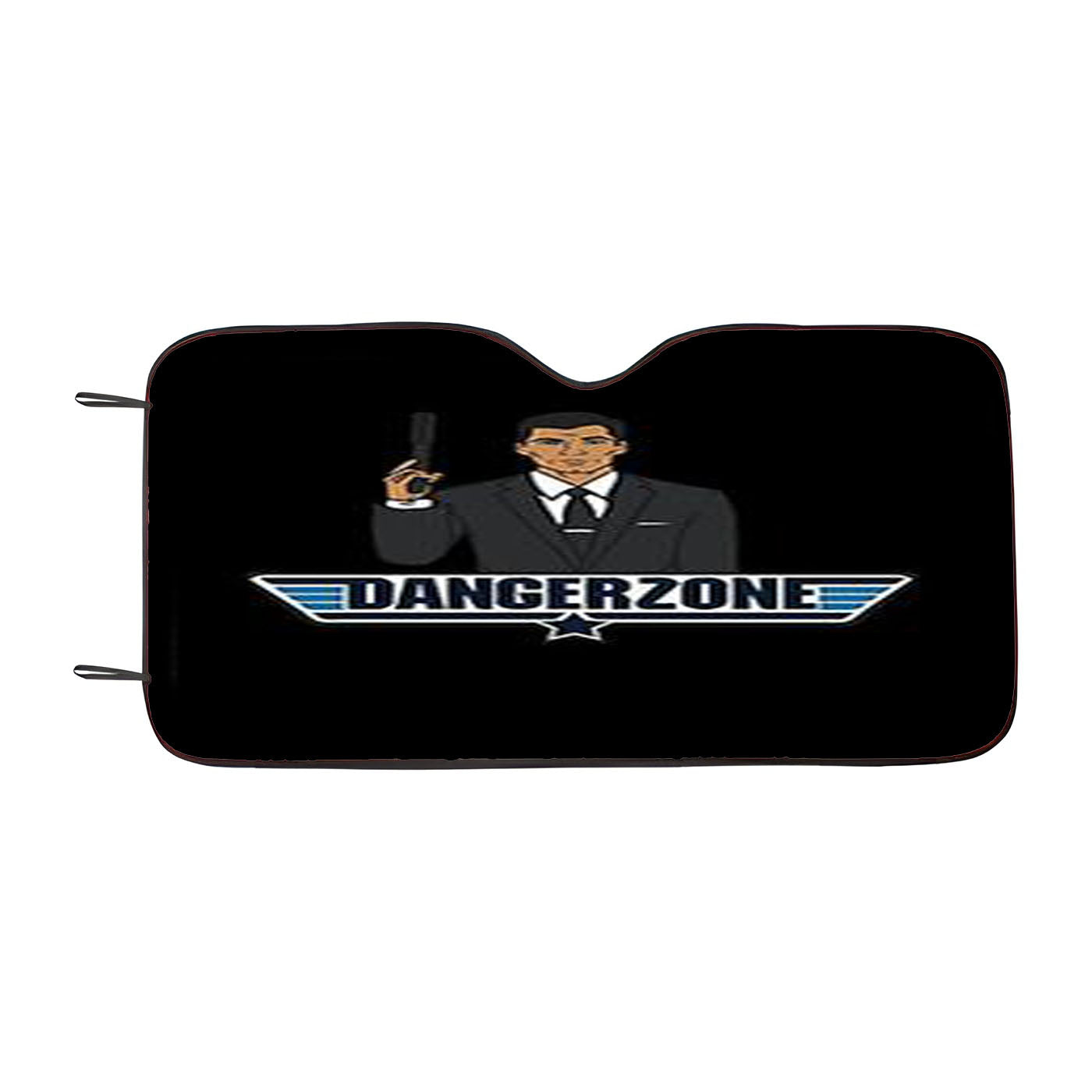 Archer Cartoon Dangerzone Car Windshield Sunshade