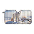 Arctic Fox Car Windshield Sunshade