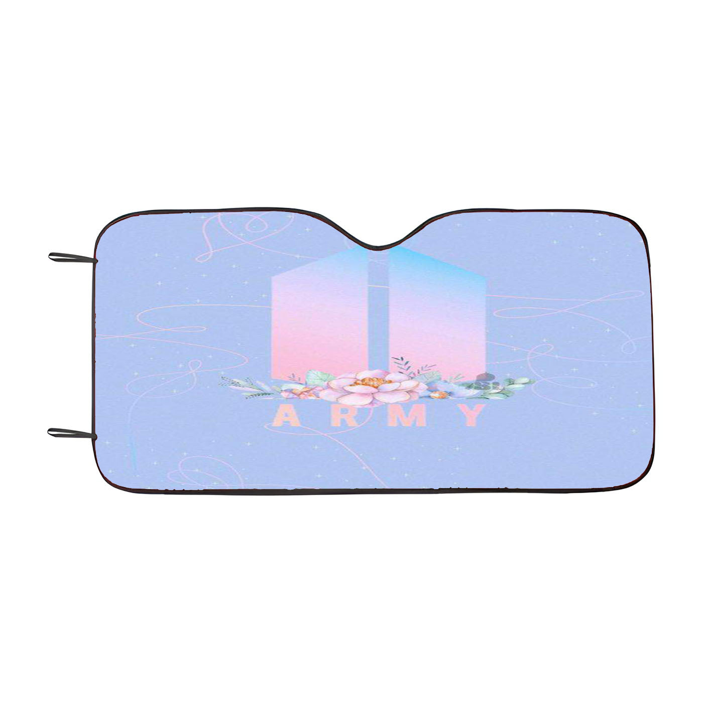 Army Flower Logo Car Windshield Sunshade