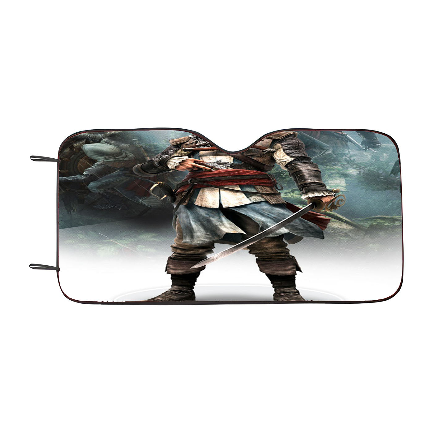 Assassins Creed Iv Black Flag Car Windshield Sunshade