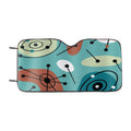 Atomic Starburst Car Windshield Sunshade