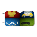 Avengers Cartoon Car Windshield Sunshade