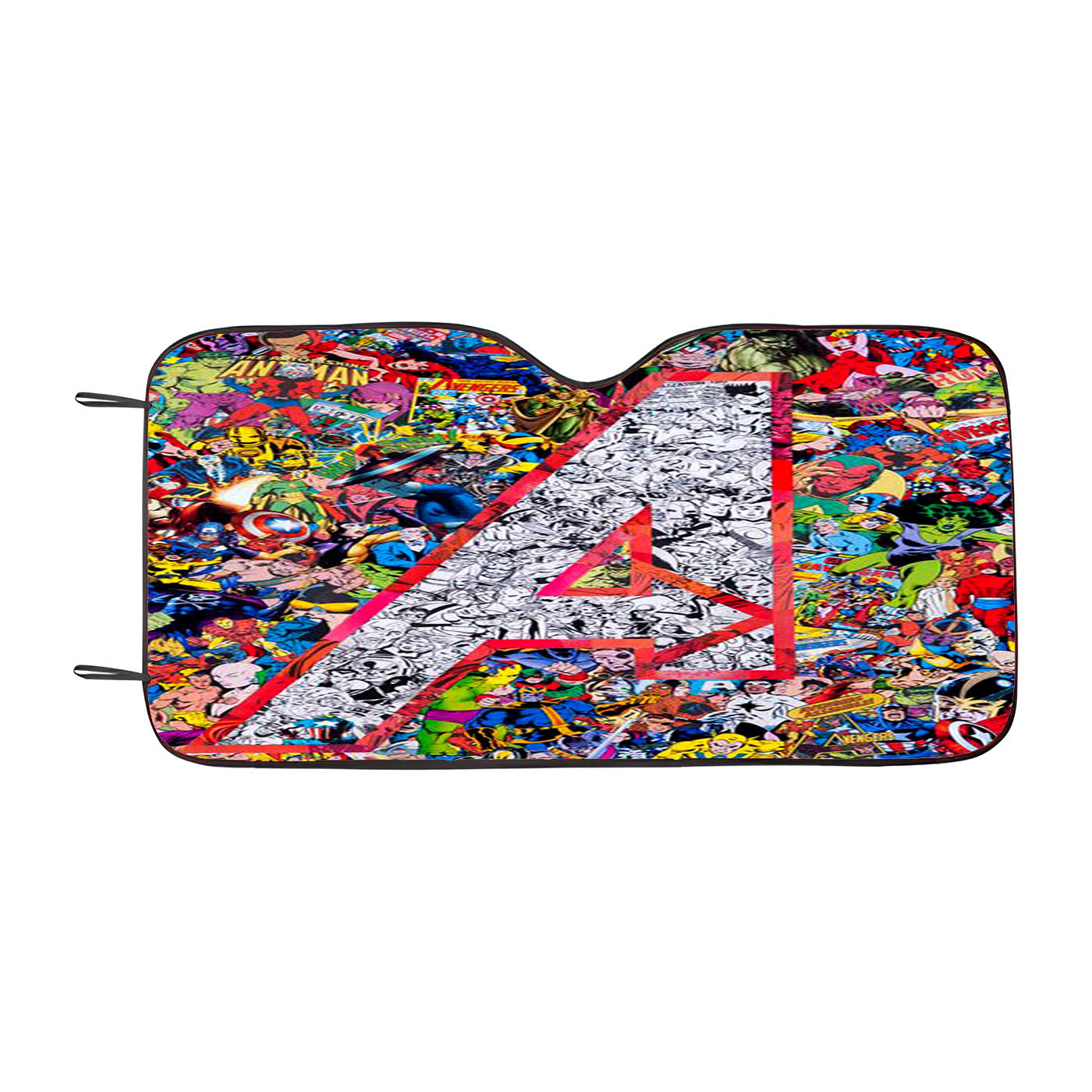 Avengers Characters Collage Car Windshield Sunshade