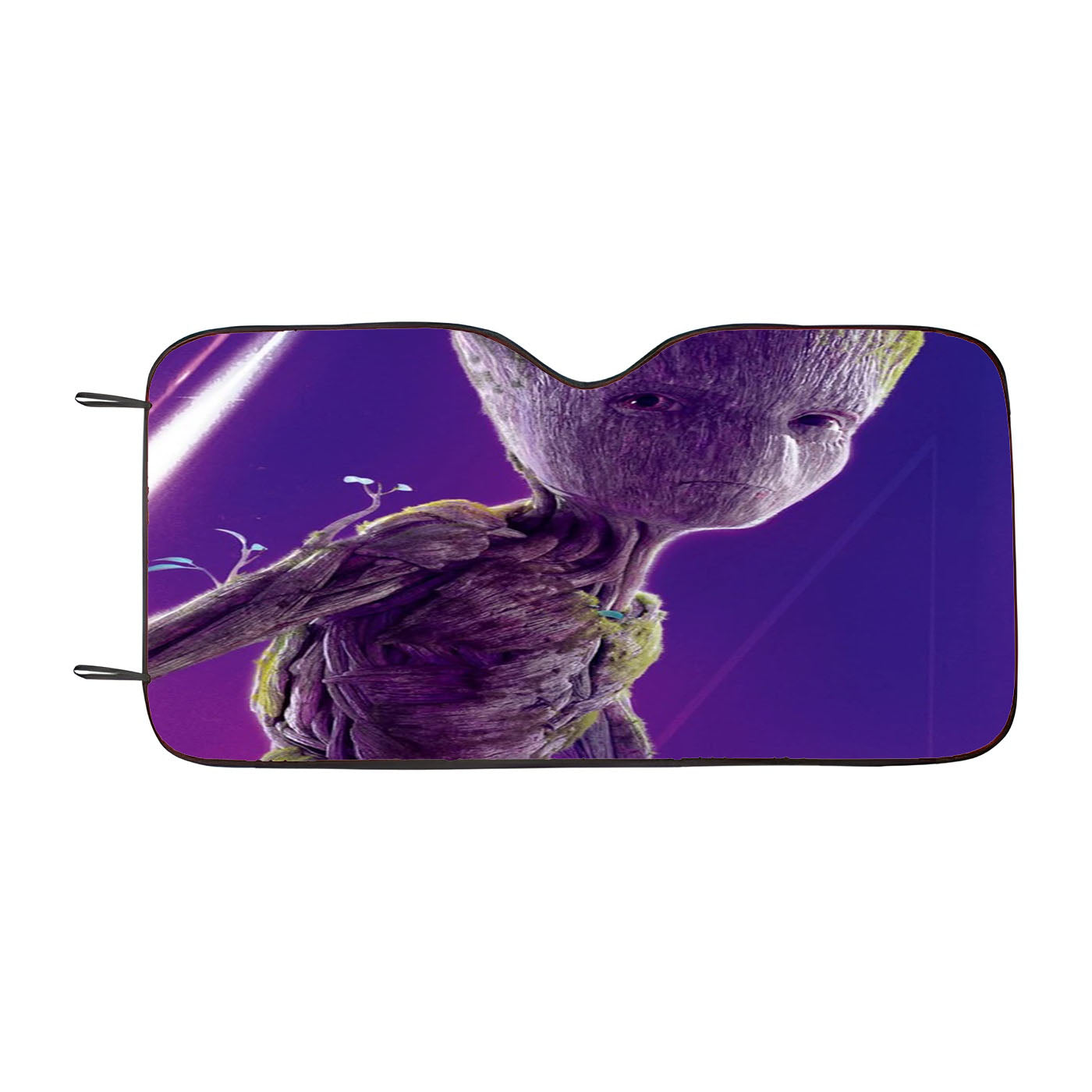 Avengers Groot Purple Car Windshield Sunshade