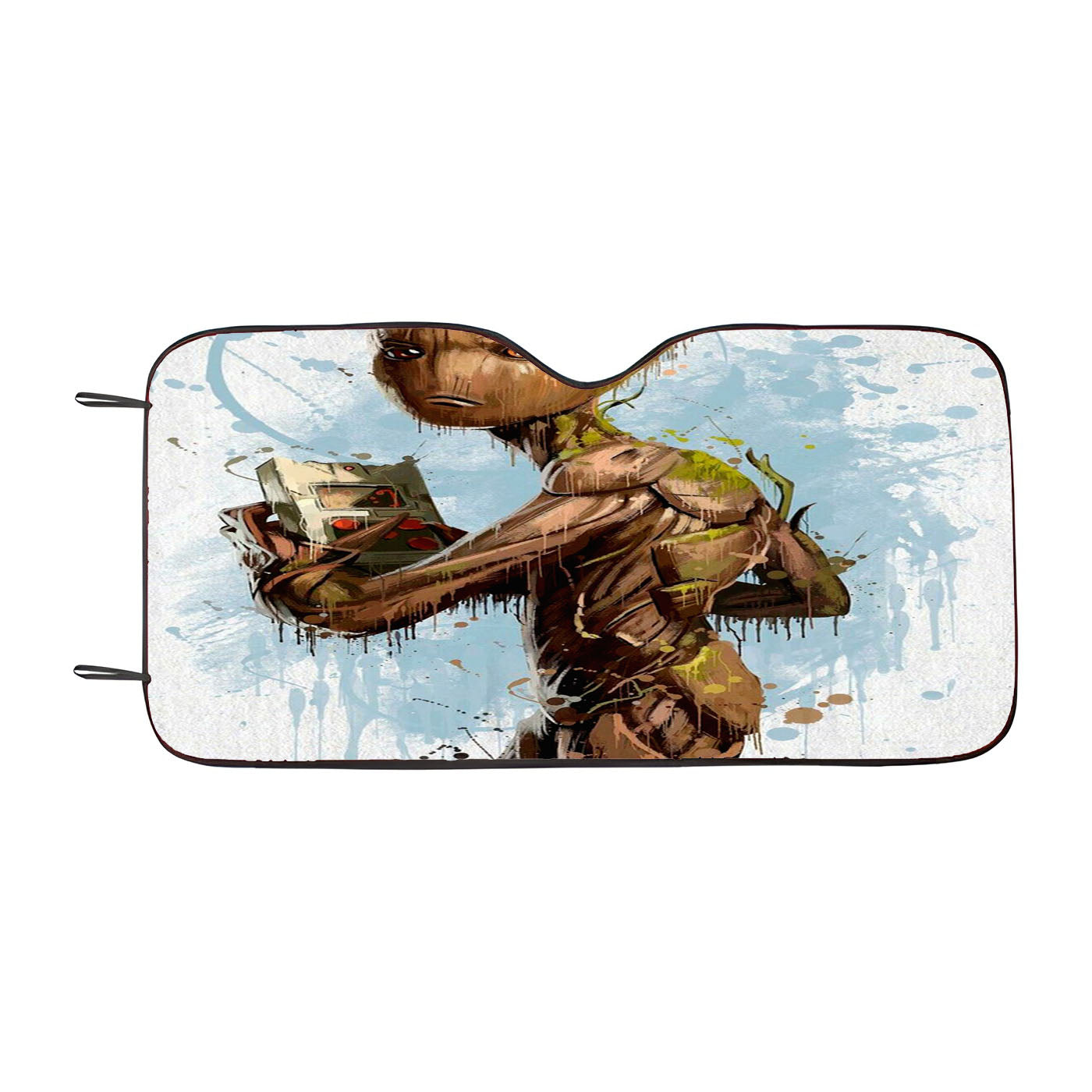 Avengers Infinity War Groot Art Ilustation Car Windshield Sunshade