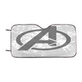 Avengers Logo Art Hero White Car Windshield Sunshade