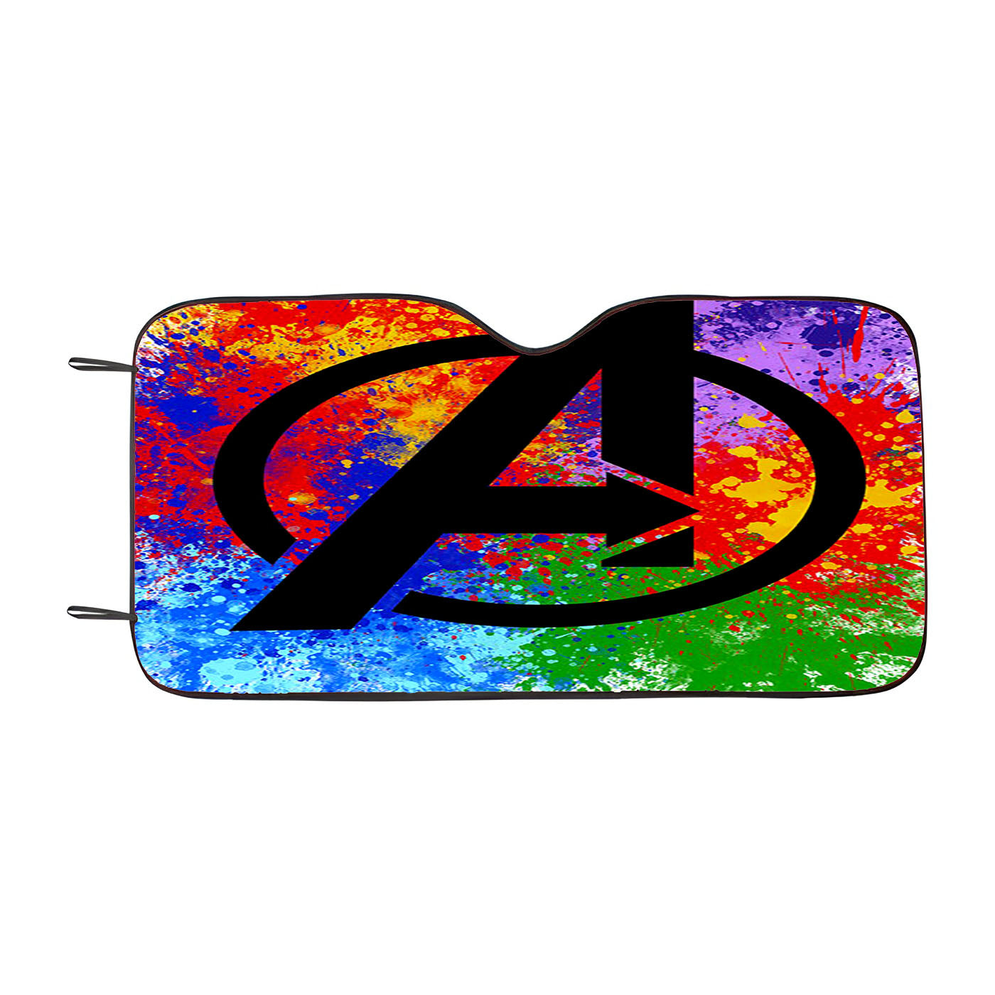 Avengers Logo Colorful Car Windshield Sunshade