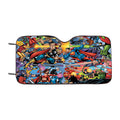 Avengers Vs Justice League Car Windshield Sunshade