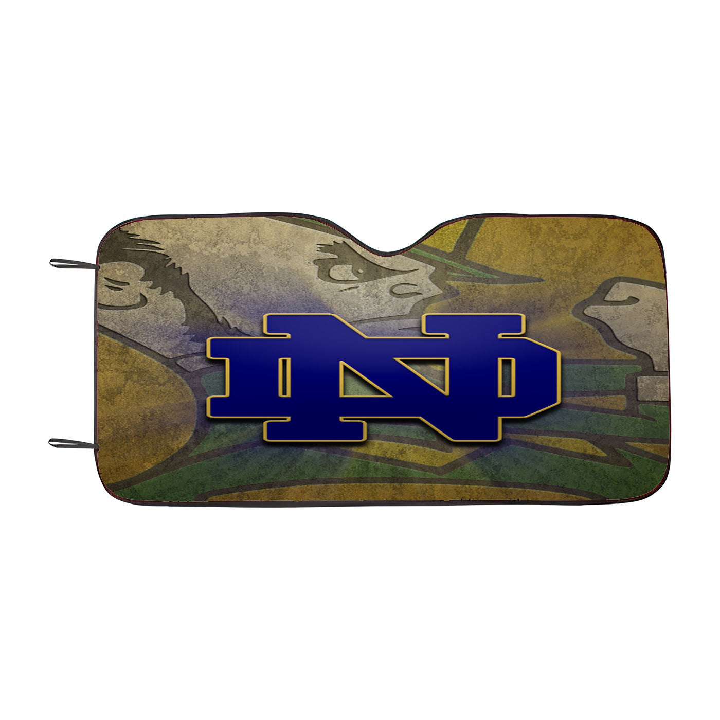 Awesome Notre Dame Fighting Irish Football Wallpaper Car Windshield Sunshade