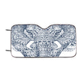 Aztec Elephant Pattern Art Car Windshield Sunshade