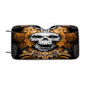 Aztec Skull Car Windshield Sunshade