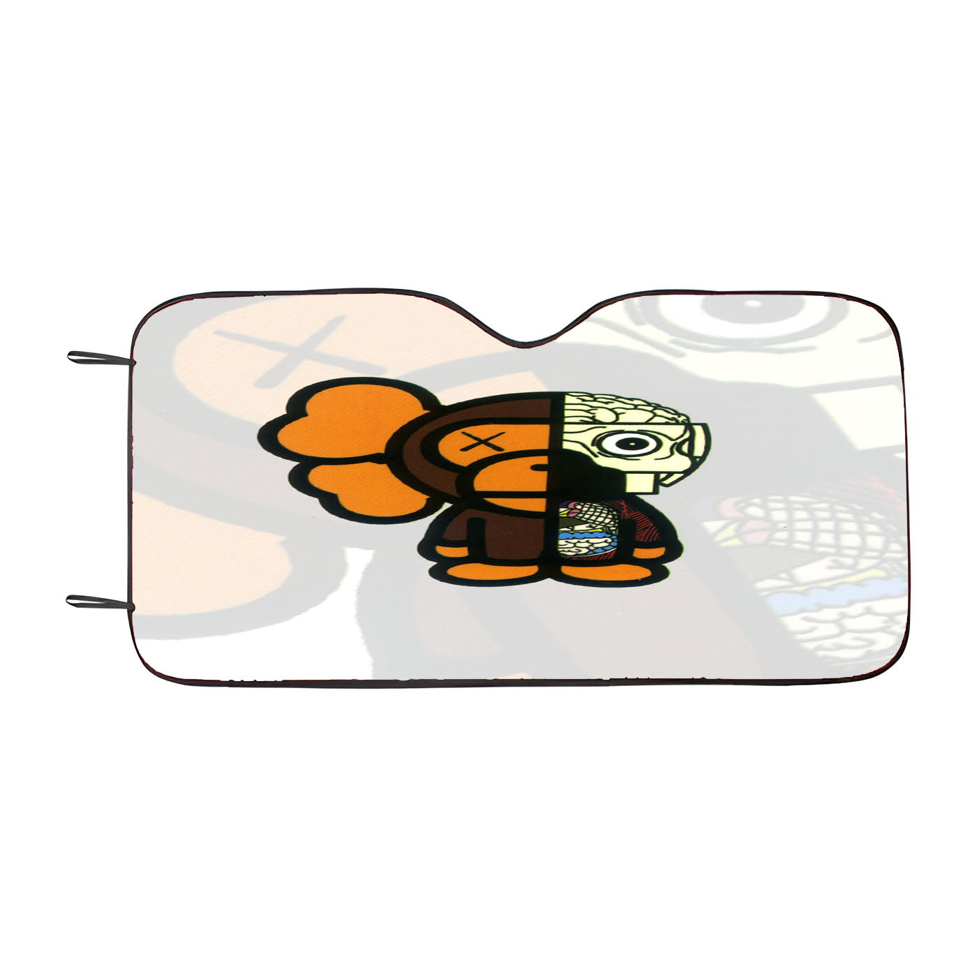 Baby Milo X Kaws Car Windshield Sunshade