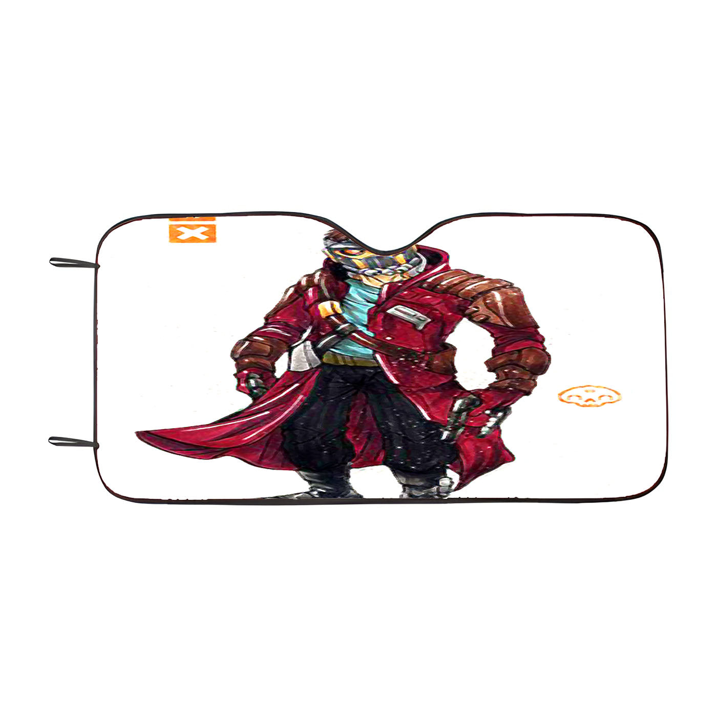 Bad Star Lord Car Windshield Sunshade